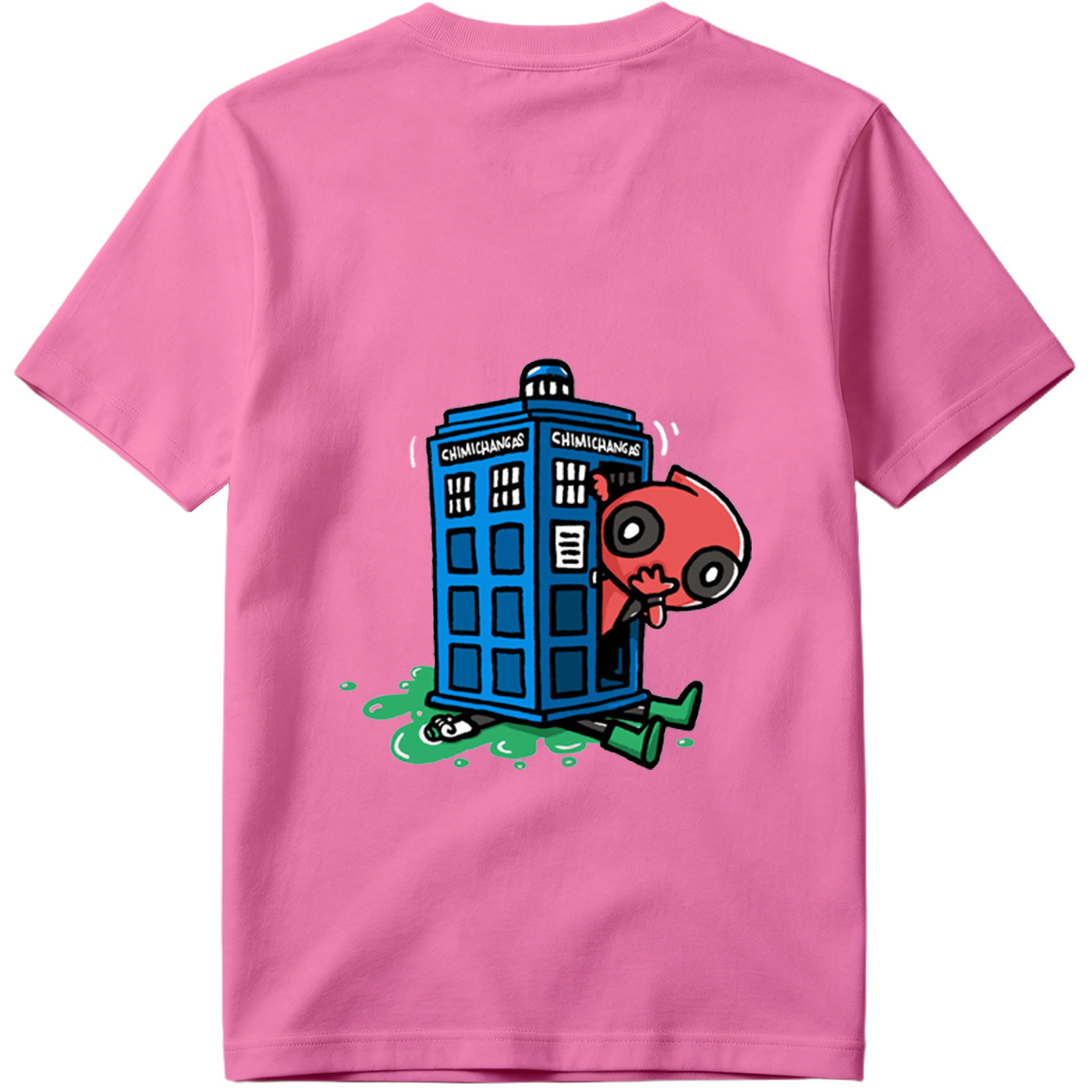 Rick and Morty Meets Doctor Who: Chimichangas TARDIS - Tee