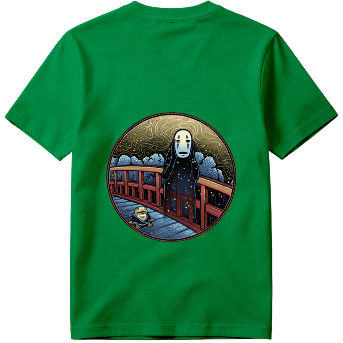 Spirited Away: No-Face and Frog on Bridge - Tee