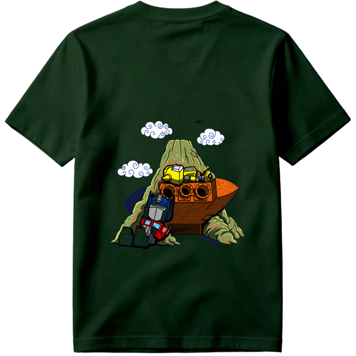 Transformers: Optimus Prime and Bumblebee at the Ark - Tee