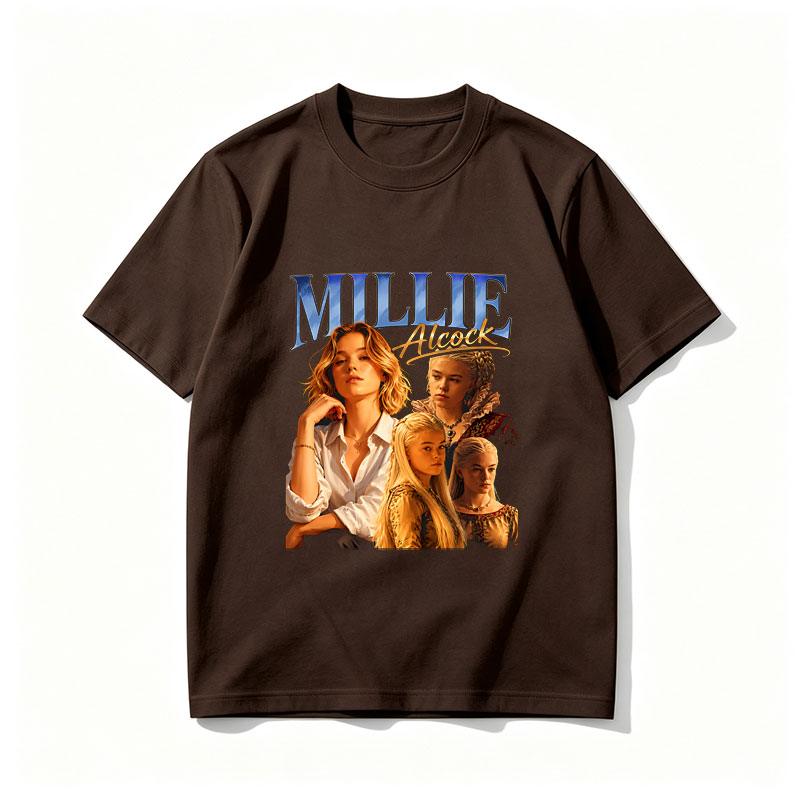 Millie Alcock: From Modern Glamour to Medieval Elegance - Tee