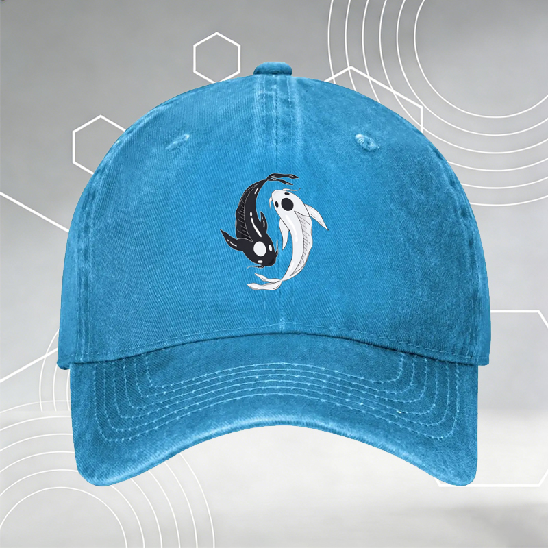New Baseball Cap with Skull & Crossbones Print 