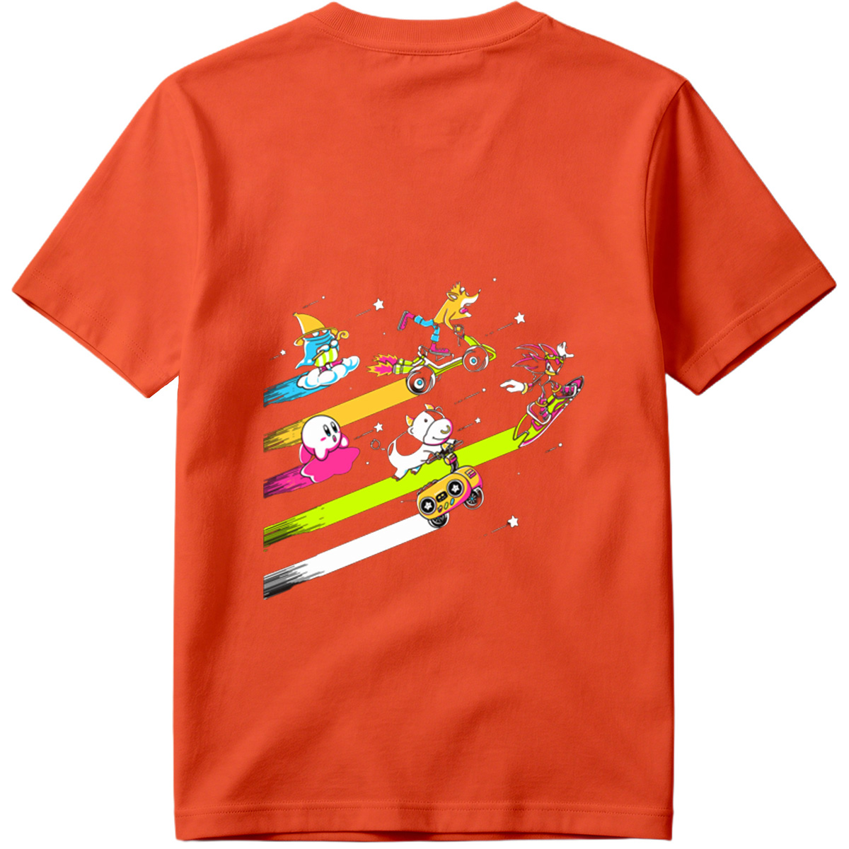 Sonic, Kirby, and Friends Racing Through Space - Tee