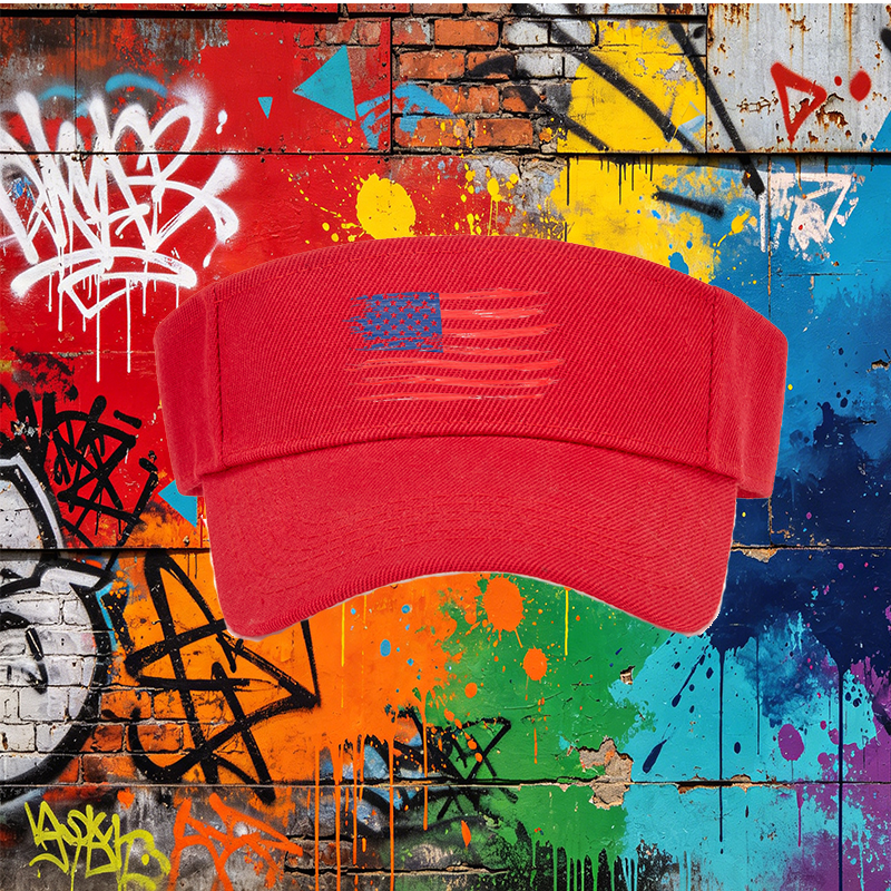 Unisex Classic Mesh Back Cap with USA Flag Print Design - Lightweight Breathable Sun Hat for Outdoor Activities, Perfect for Men and Women Who Love Patriotic Style and Casual Wear