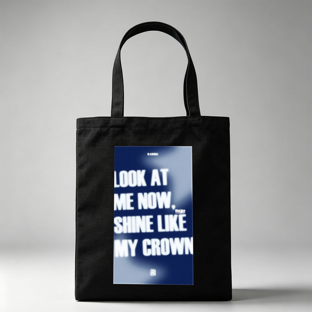 IVE Look at Me Now Shine Like My Crown Album Cover Art - Canvas tote bags