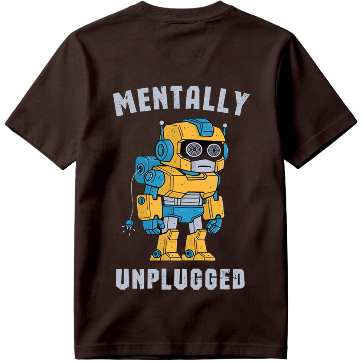 Mentally Unplugged Robot Design - Tee