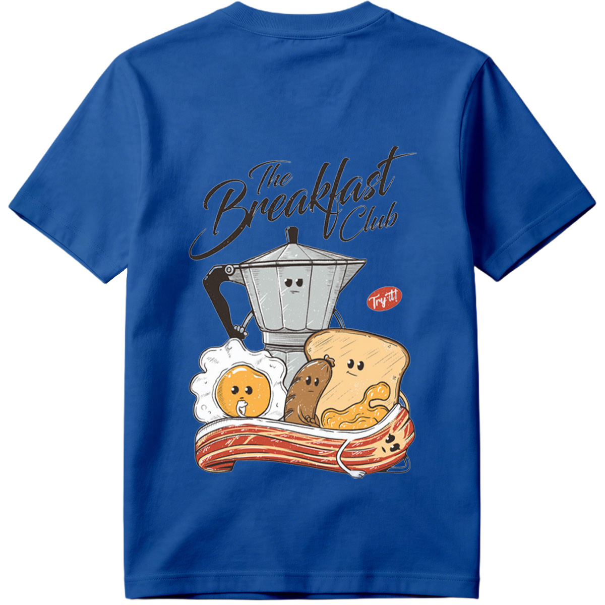 The Breakfast Club: Coffee Pot, Egg, Sausage, Toast, and Bacon - Tee