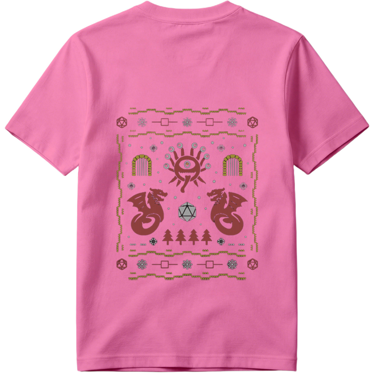 D&D Holiday Dragon & Eye of Vecna Sweater - Tee