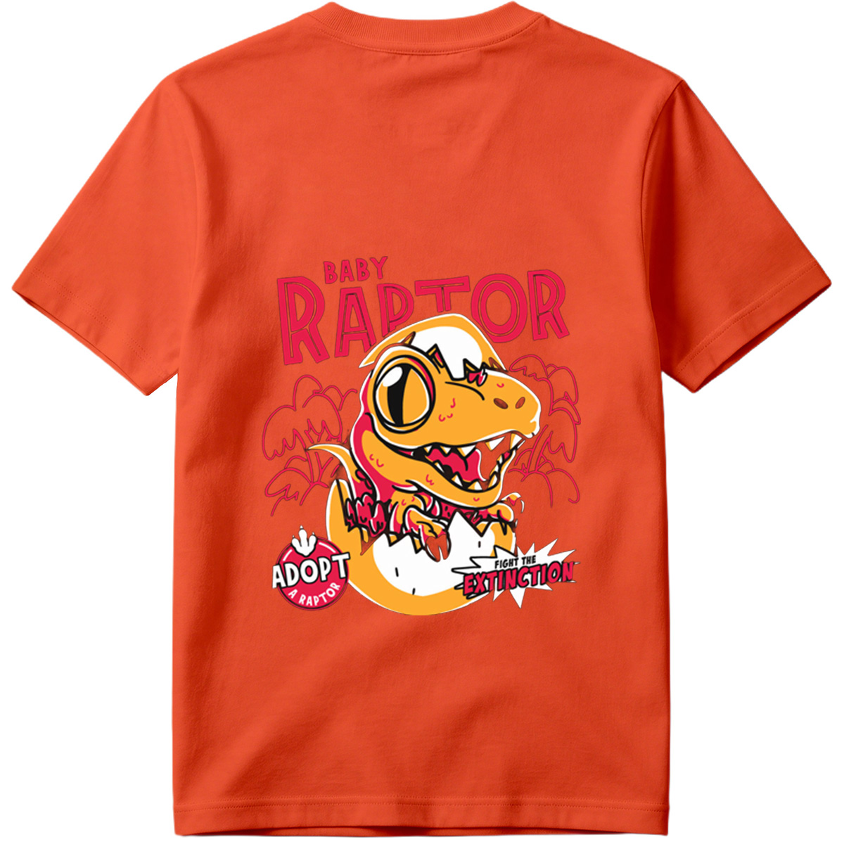 Baby Raptor: Adopt a Raptor, Fight the Extinction - Tee