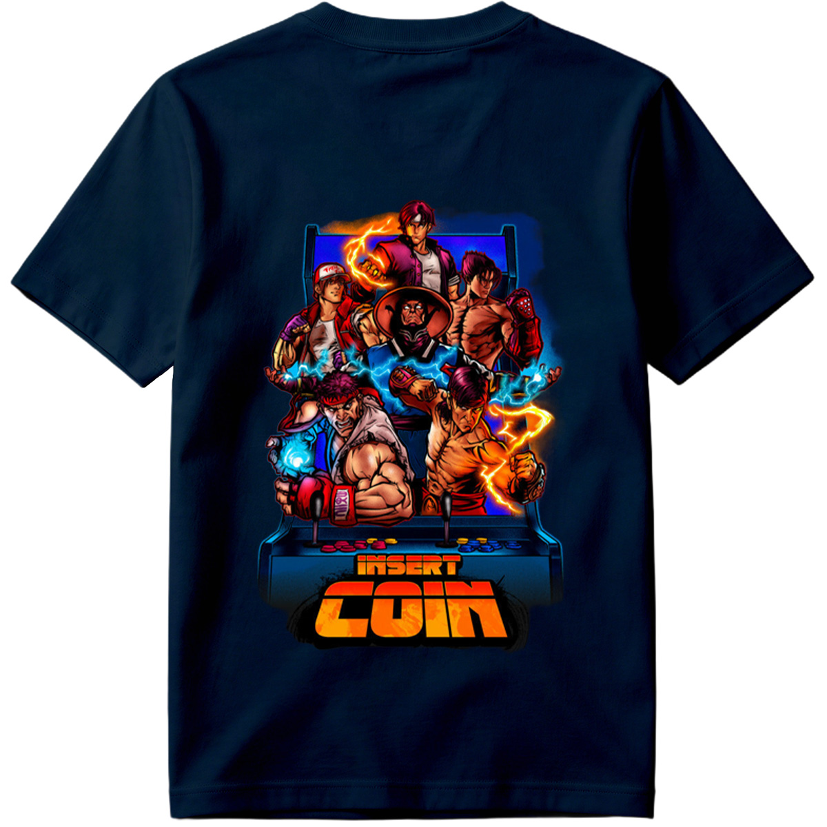 Street Fighter: Ryu, Ken, Chun-Li, Guile, Zangief, M. Bison - Tee