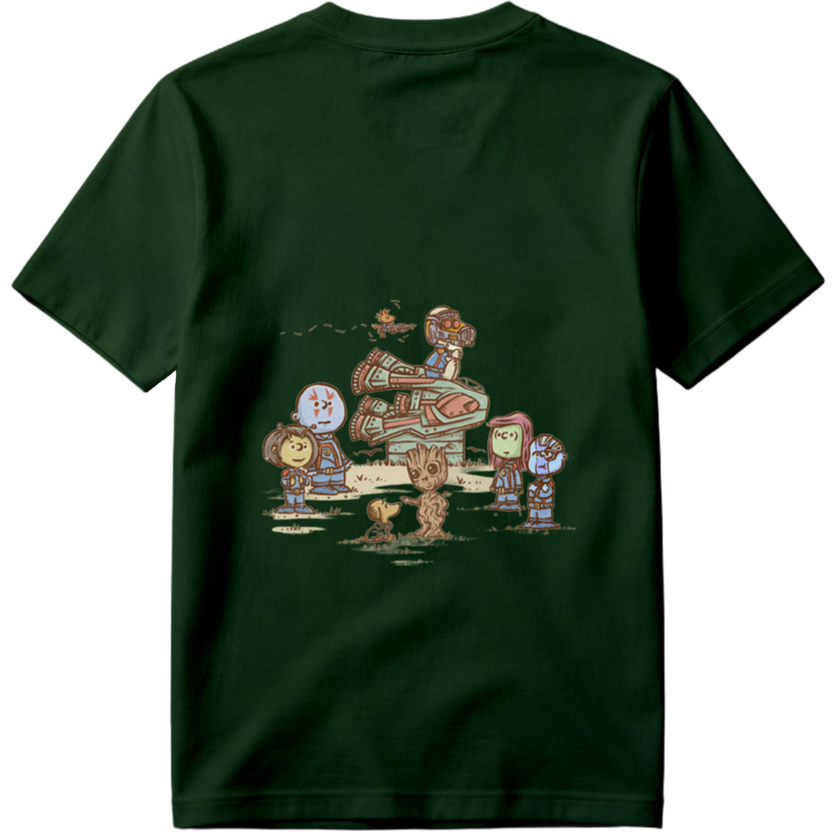 Guardians of the Galaxy: Groot, Rocket, Star-Lord, Gamora, Drax, and Nebula - Tee