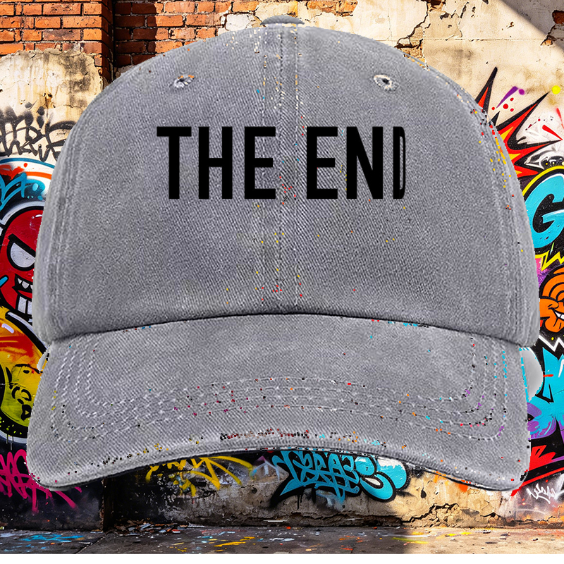 Men's Printed Washed Cap with 