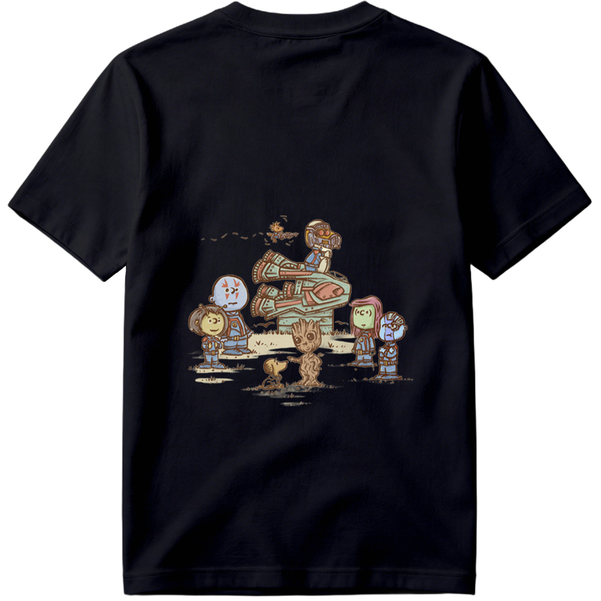 Guardians of the Galaxy: Groot, Rocket, Star-Lord, Gamora, Drax, and Nebula - Tee
