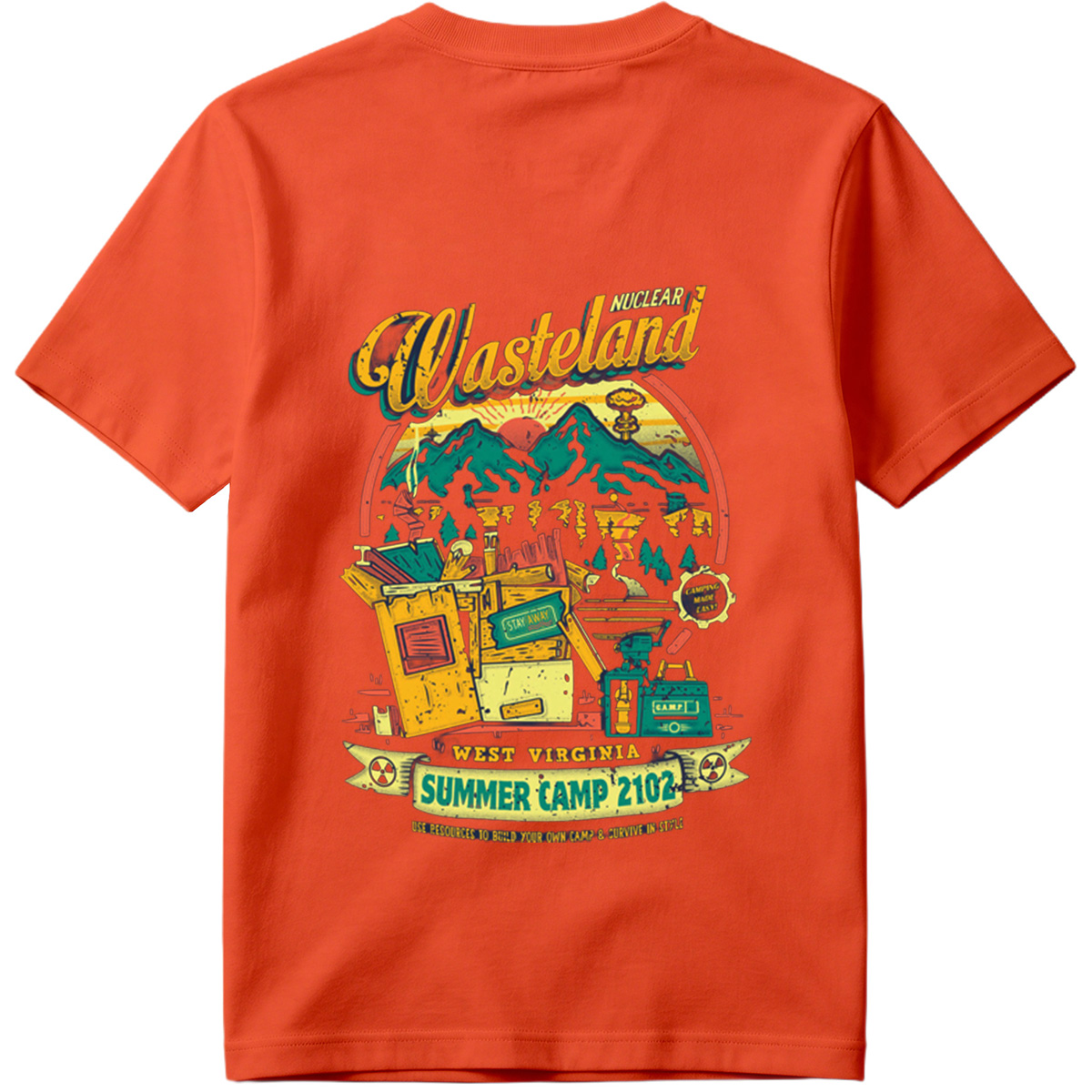 Nuclear Wasteland: Summer Camp 2102 - West Virginia - Tee