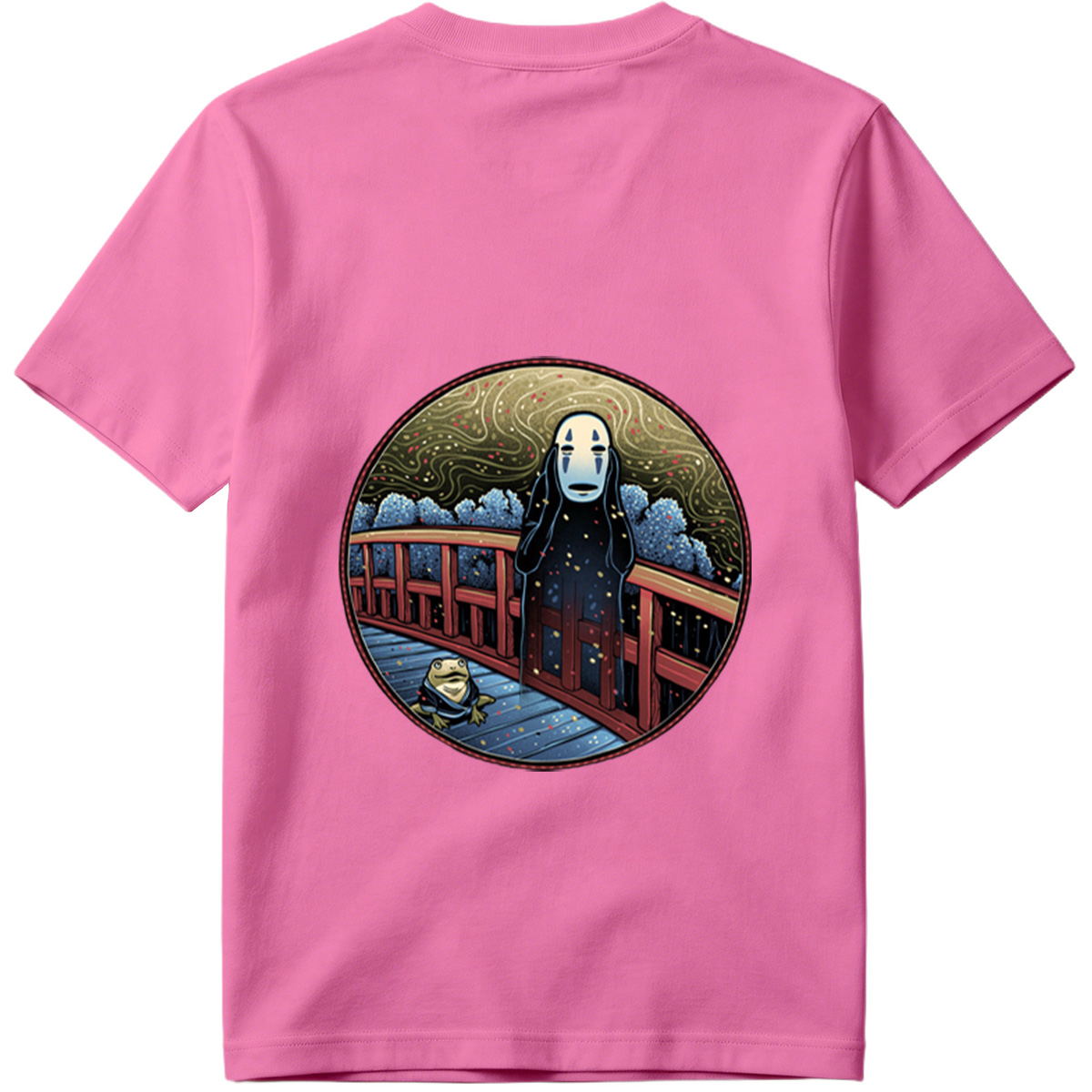 Spirited Away: No-Face and Frog on Bridge - Tee