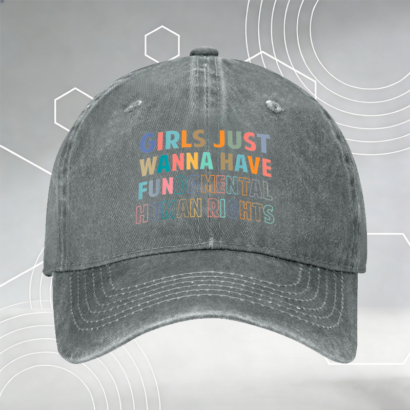 New Baseball Cap with Cute Penguin Math Print 