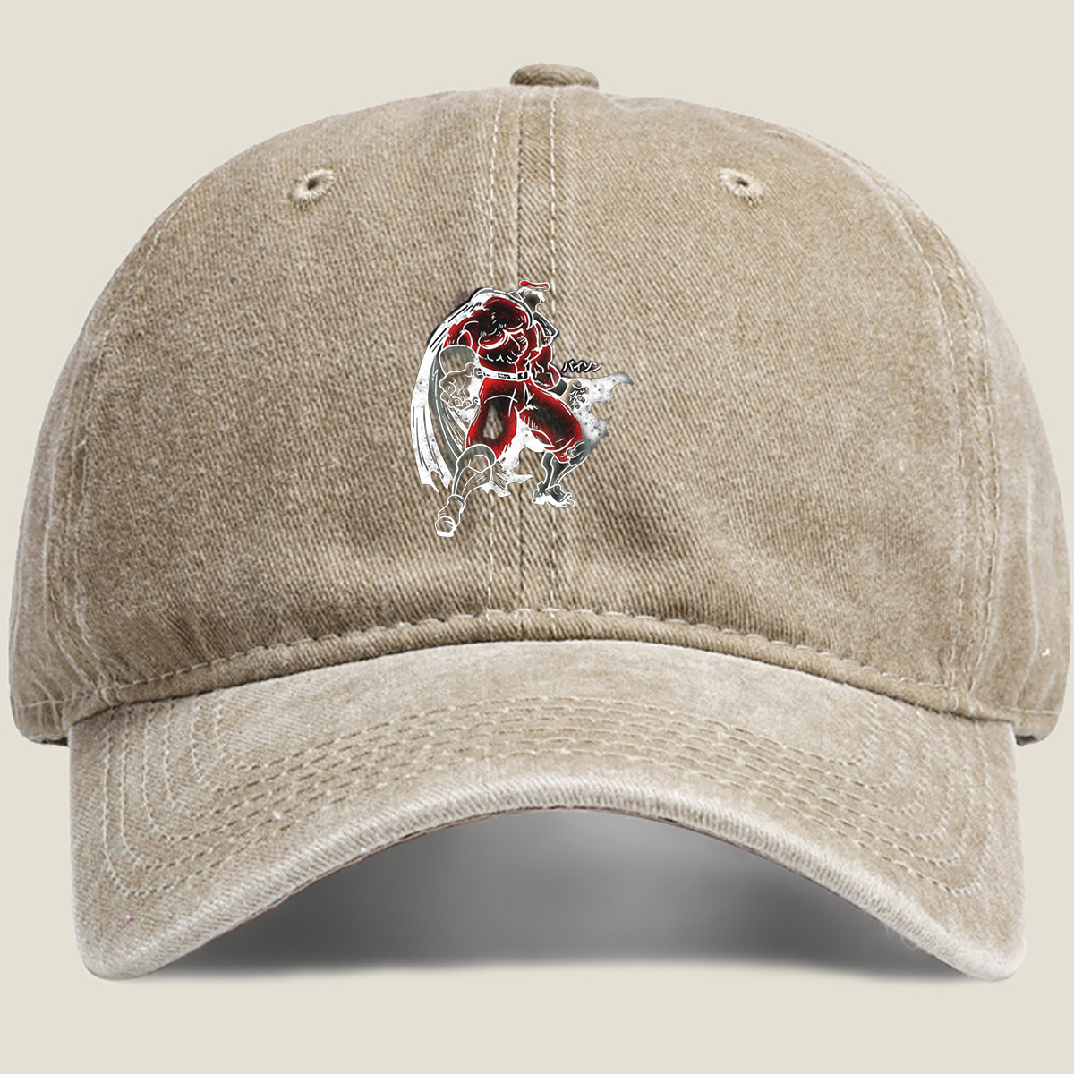 Street Fighter - Bison - Washed Denim - Baseball Cap