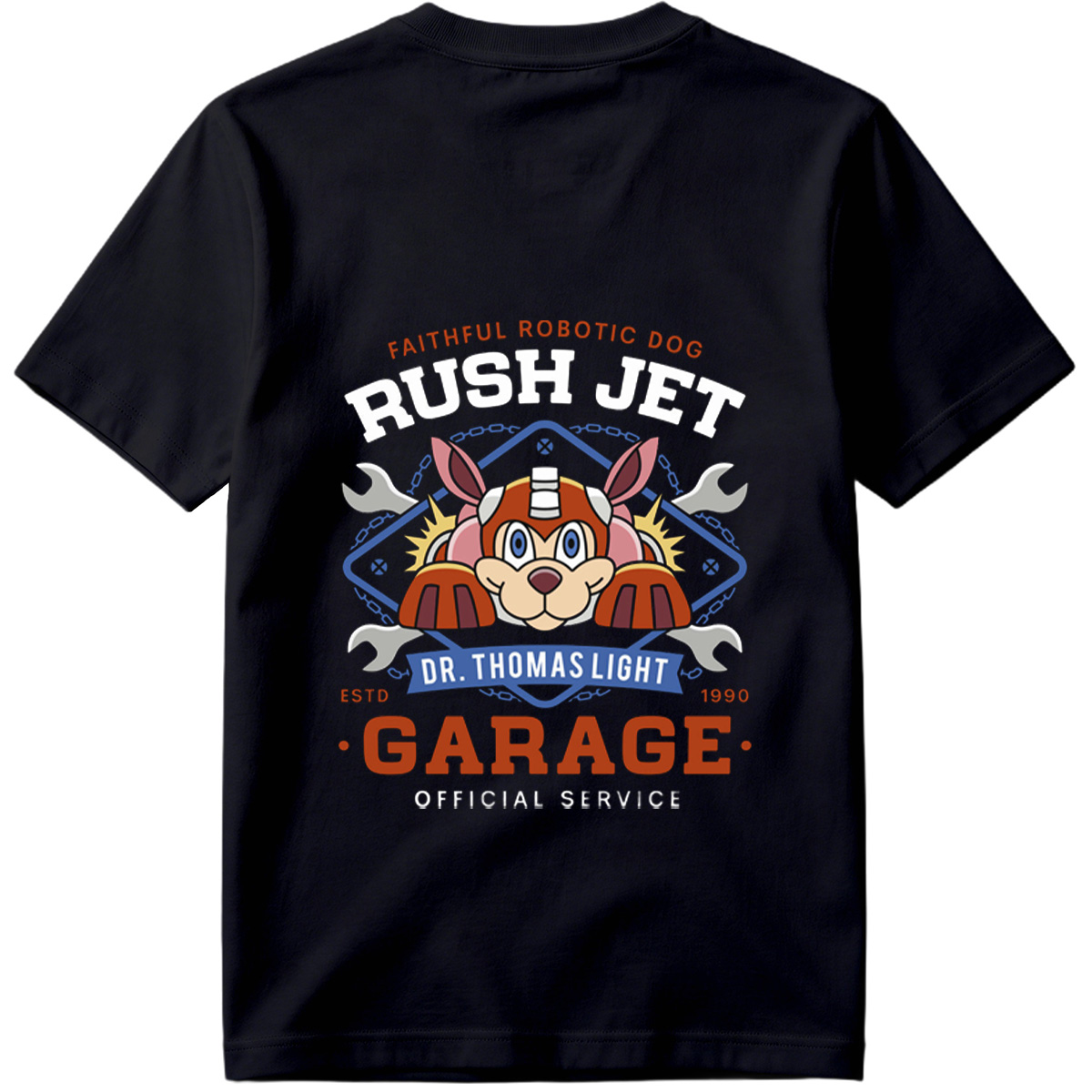 Rush Jet: Dr. Thomas Light Garage Official Service - Tee