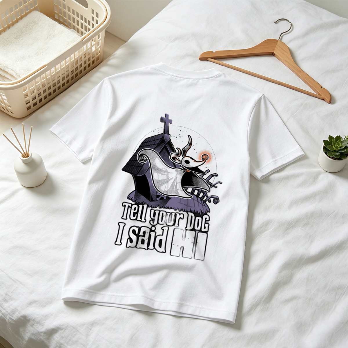 The Nightmare Before Christmas Jack Skellington Tell Your Dog I Said Hi - Tee