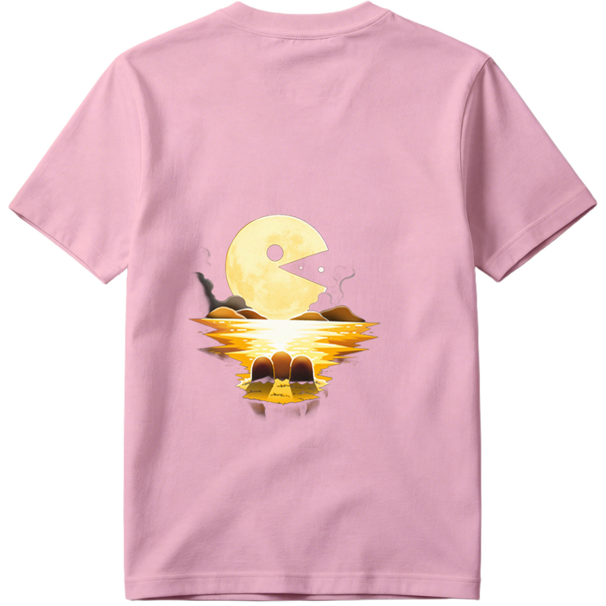 Pac-Man Moon Reflection - Tee