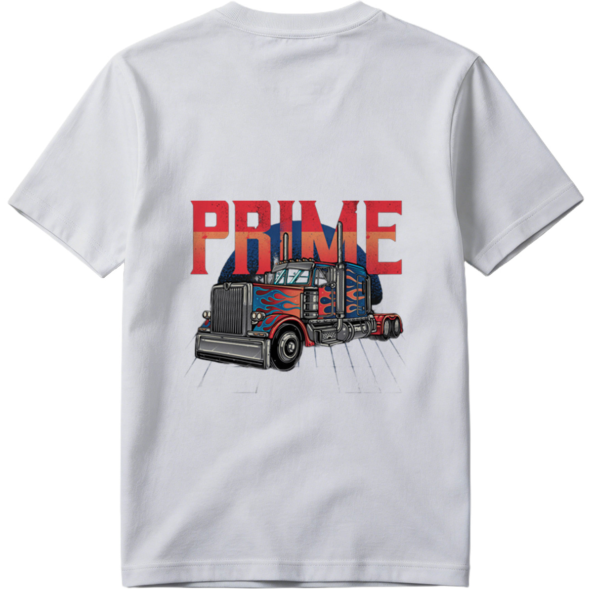 Prime Transport Service - Optimus Prime Truck Design - Tee