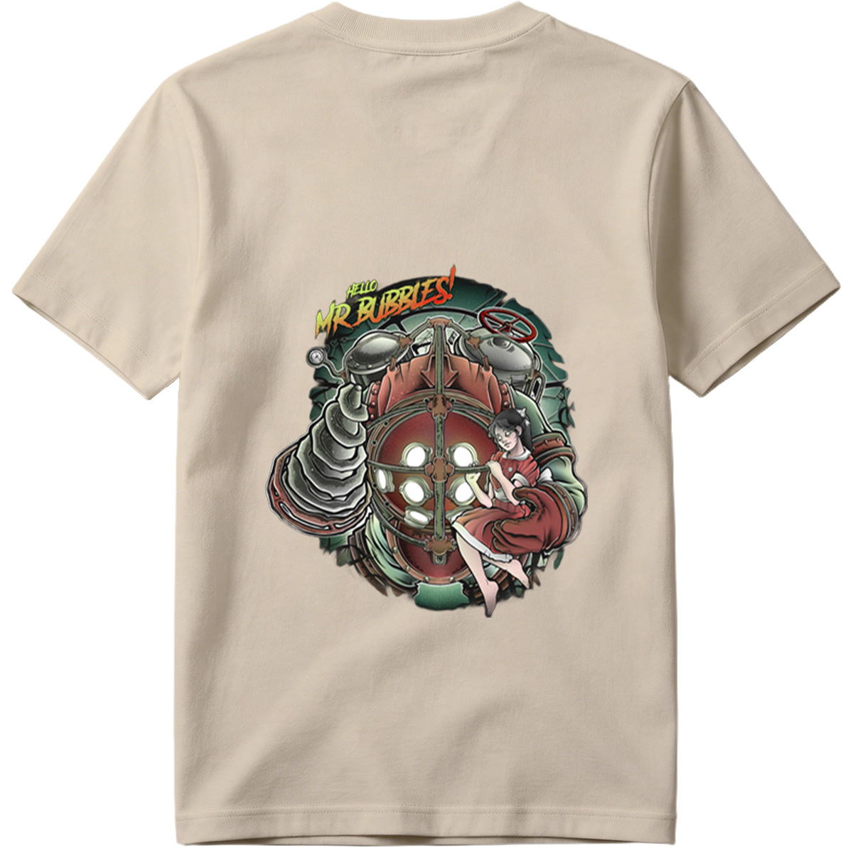 Hello Mr. Bubbles! - Steam Punk Submarine Adventure - Tee