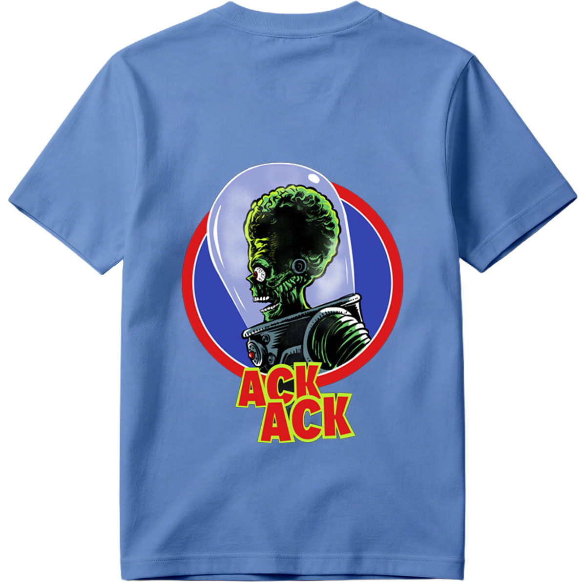 Ack Ack: Green Alien in Space Helmet - Tee