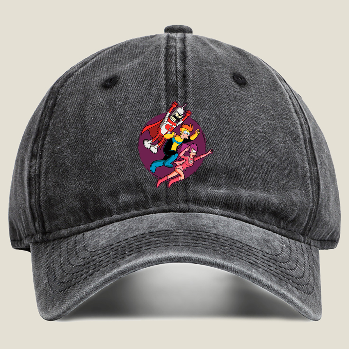The Jetsons: George, Jane, and Robot - Washed Denim - Baseball Cap