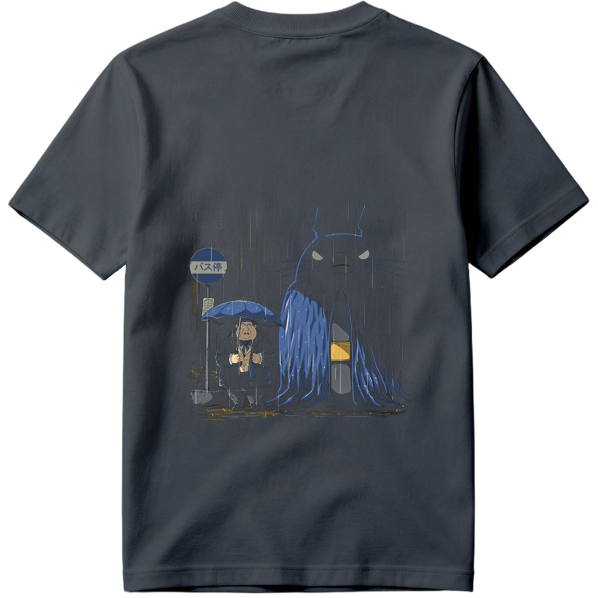 Batman and Alfred at the Bus Stop - Tee