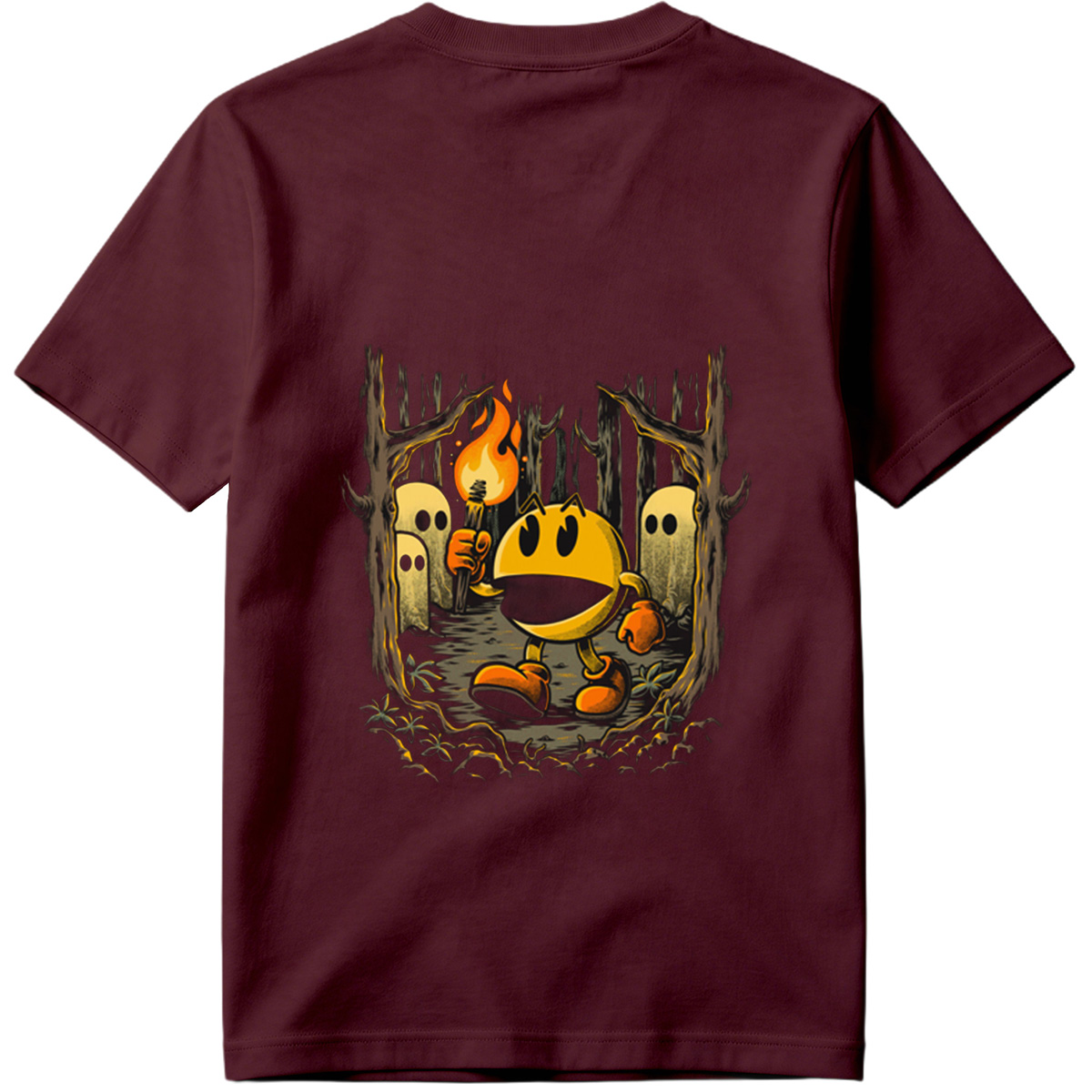 Pac-Man in the Haunted Forest - Tee
