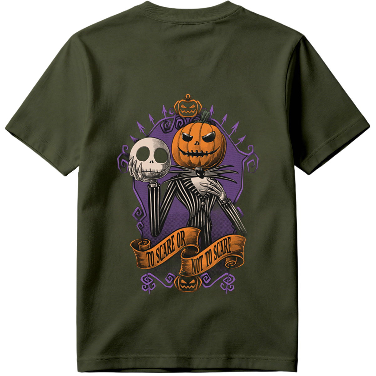 Jack Skellington and Pumpkin King: To Scare or Not to Scare - Tee
