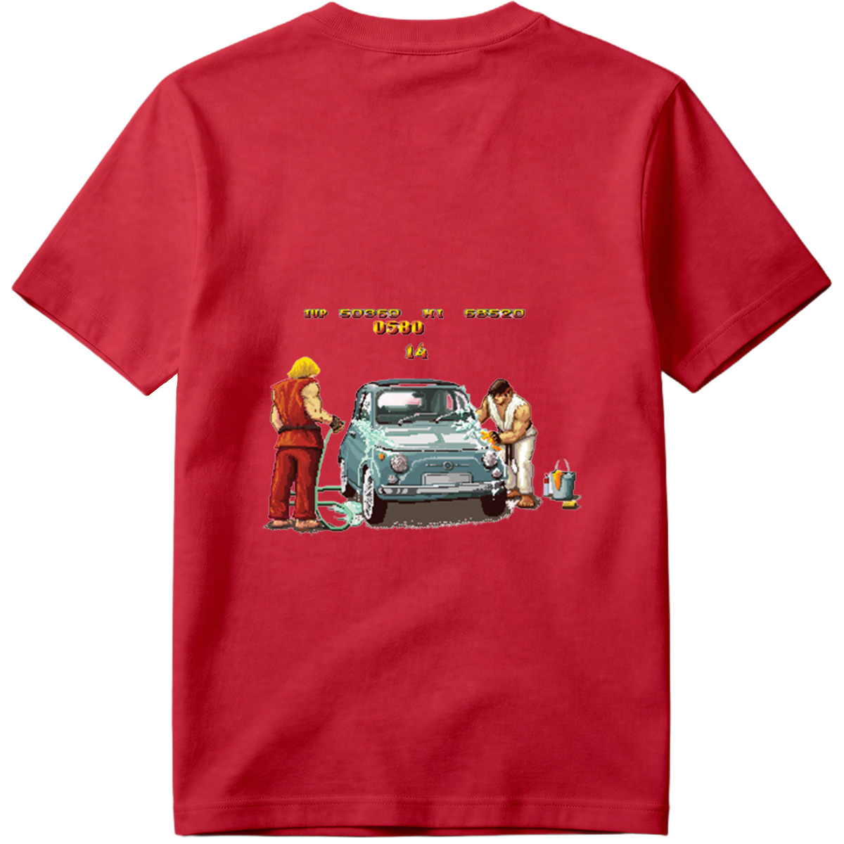 Street Fighter: Ryu and Ken Wash Car - Tee