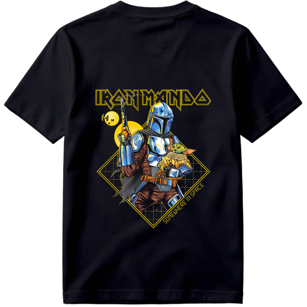 Iron Mando: The Mandalorian and Grogu in Space - Tee