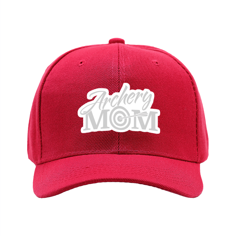 1pc New Baseball Cap Archery MOM Print Design Unisex Adjustable Hat for Outdoor Activities and Sports Fans Adults