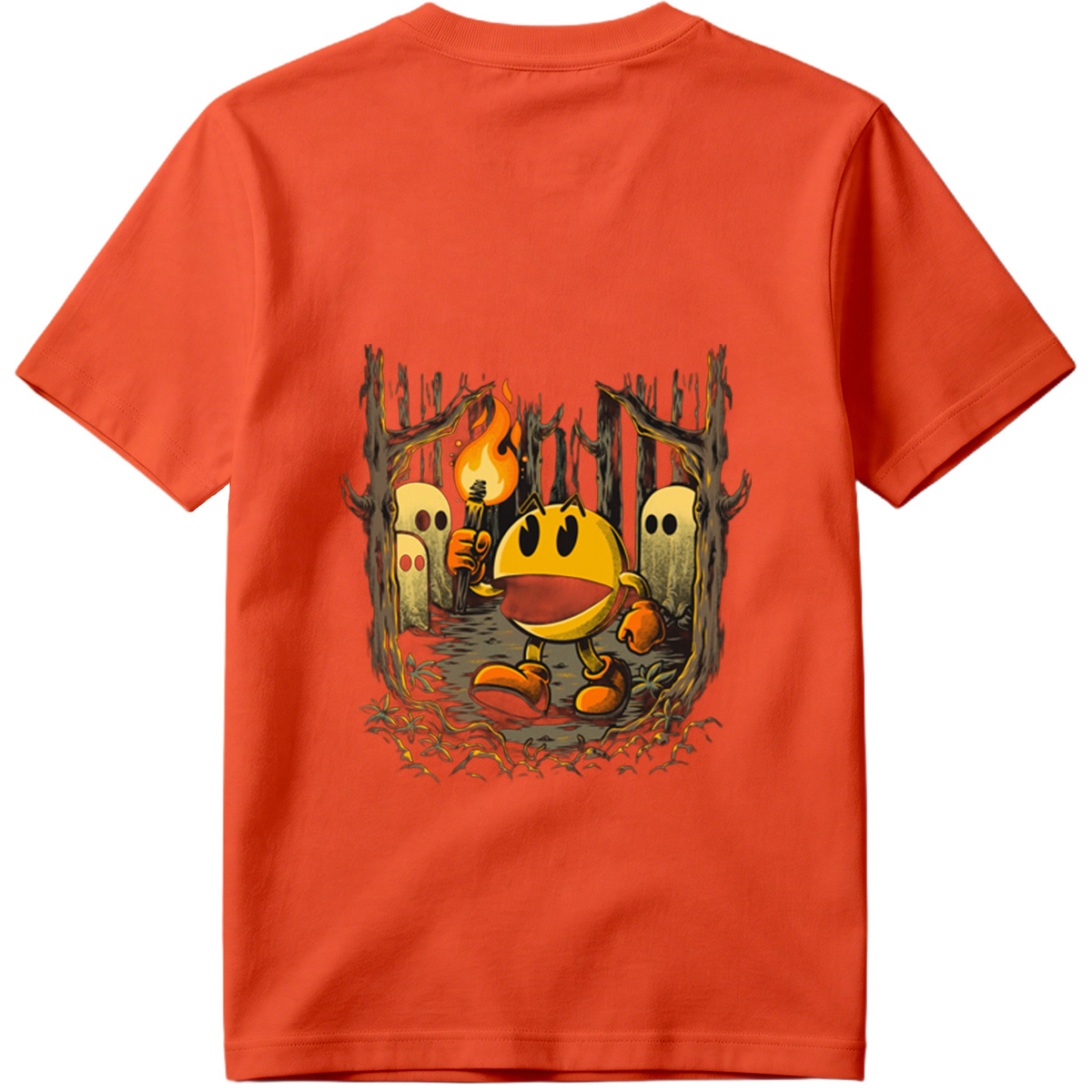 Pac-Man in the Haunted Forest - Tee