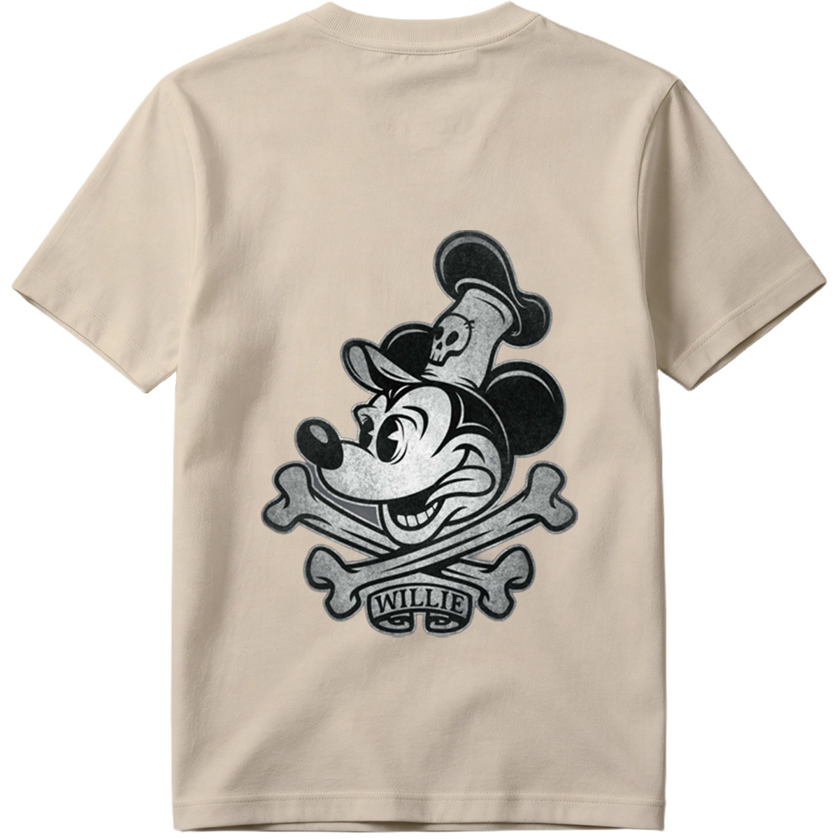 Mickey Mouse Pirate Skull and Crossbones Design - Tee