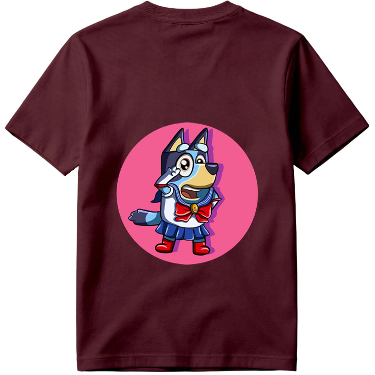 Bluey in Sailor Moon Costume - Tee