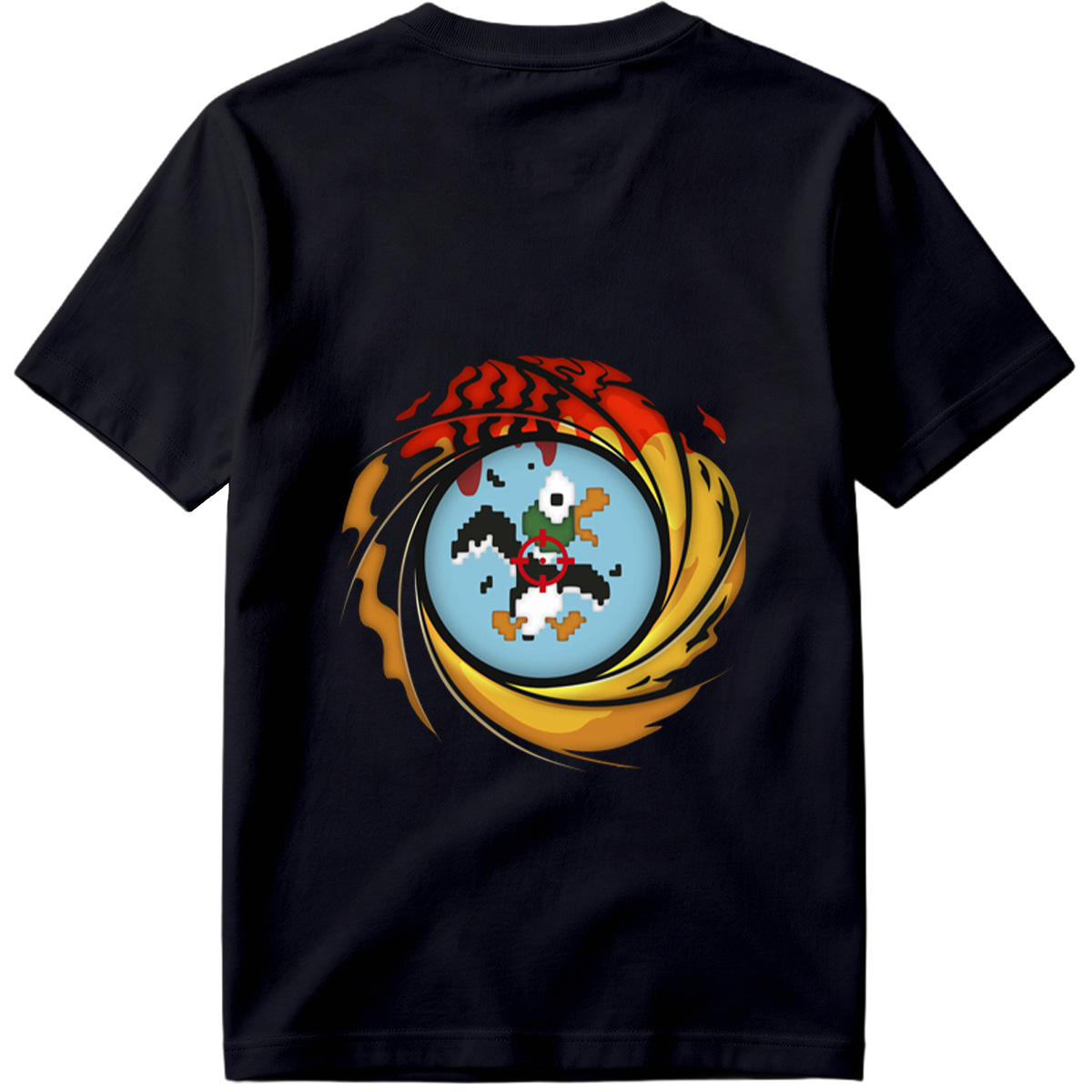 Duck Hunt: Pixel Duck in the Crosshairs - Tee