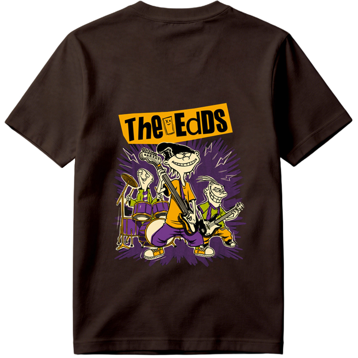 The Eds: Eddy, Ed, and Double D in Rock Band Action - Tee