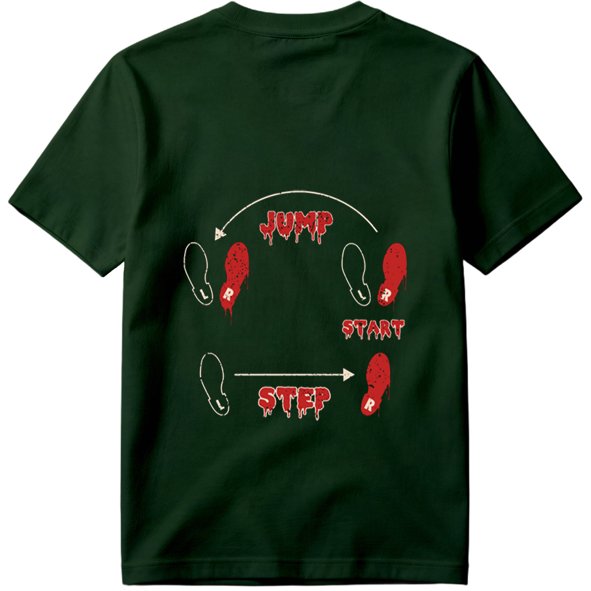 Jump Step Start: Footprint Dance Move Guide - Tee