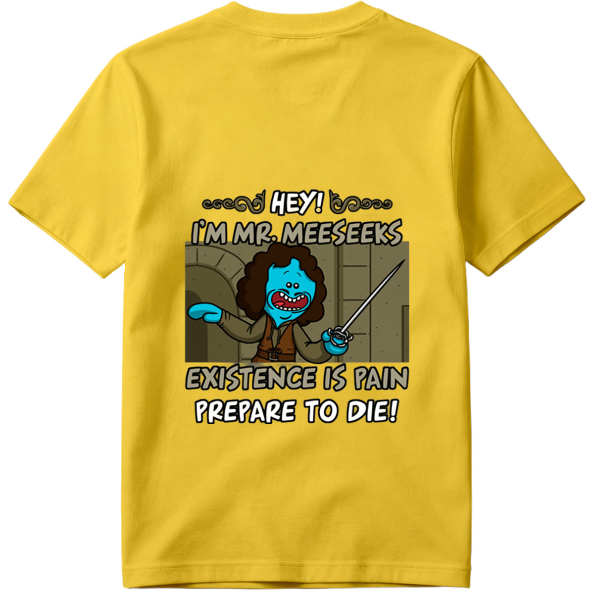 Mr. Meeseeks from Rick and Morty: Existence is Pain, Prepare to Die! - Tee