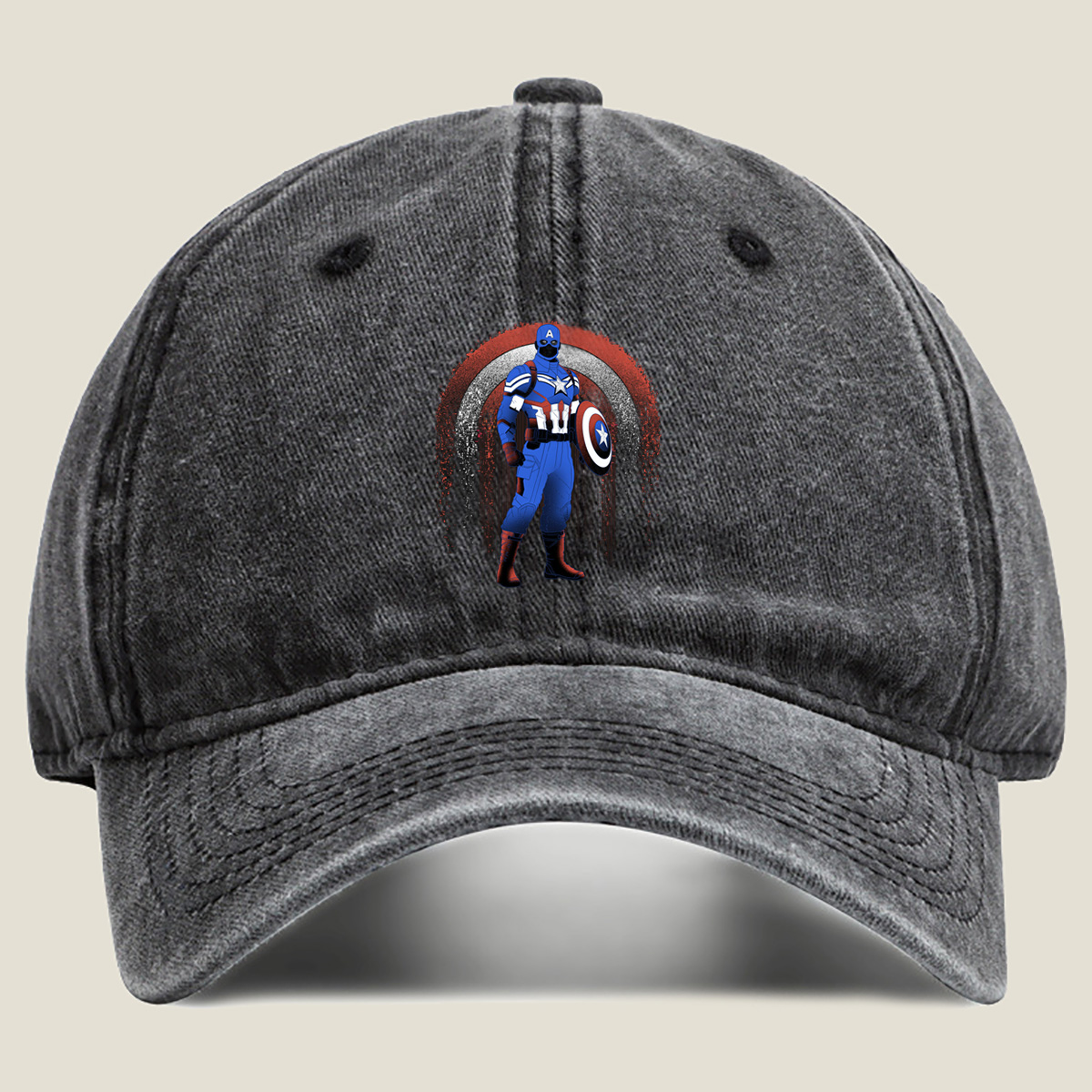 Captain America: The First Avenger - Washed Denim - Baseball Cap