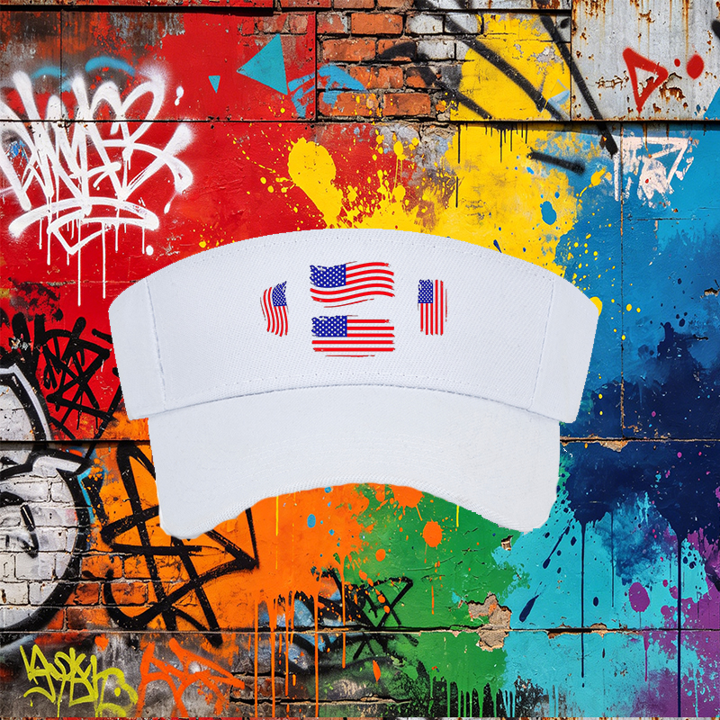 Unisex Classic Mesh Back Hat with American Flag Print Design - Lightweight Breathable Sun Protection Cap for Outdoor Activities, Ideal for Adults Seeking Patriotic Style and Comfort in Summer, Camping, Beach, and Travel