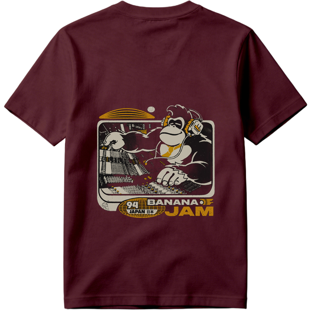 Banana Jam 94 Japan - Monkey DJ Character - Tee