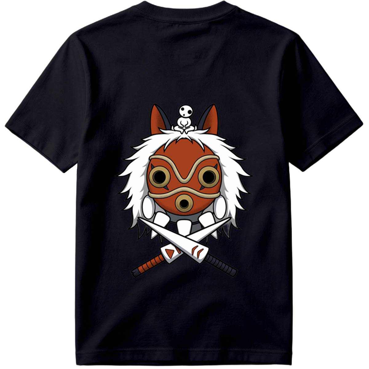 Princess Mononoke: San and Moro with Crossed Blades - Tee