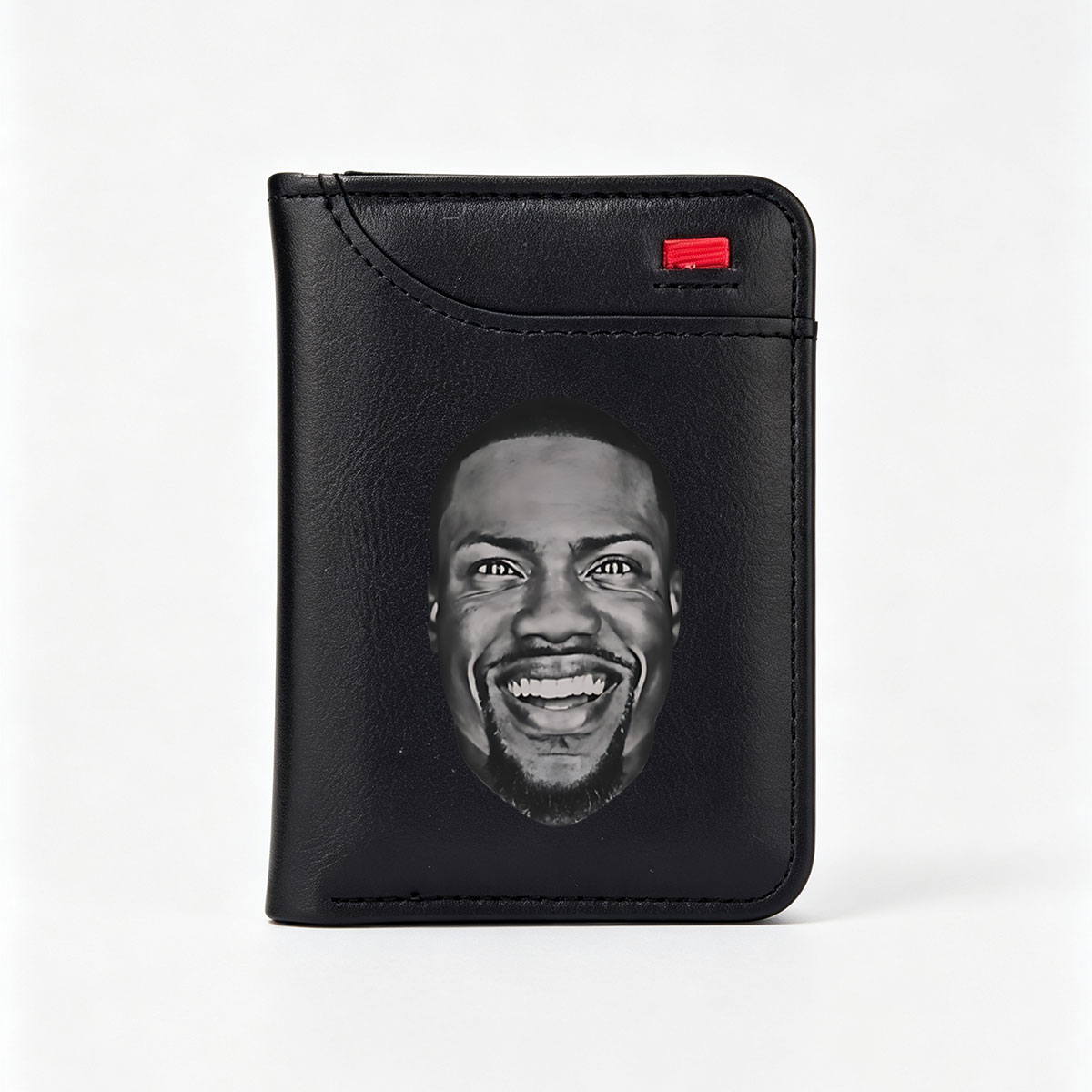 Kevin Hart Smiling Face Close-Up - Vertical Style Wallet
