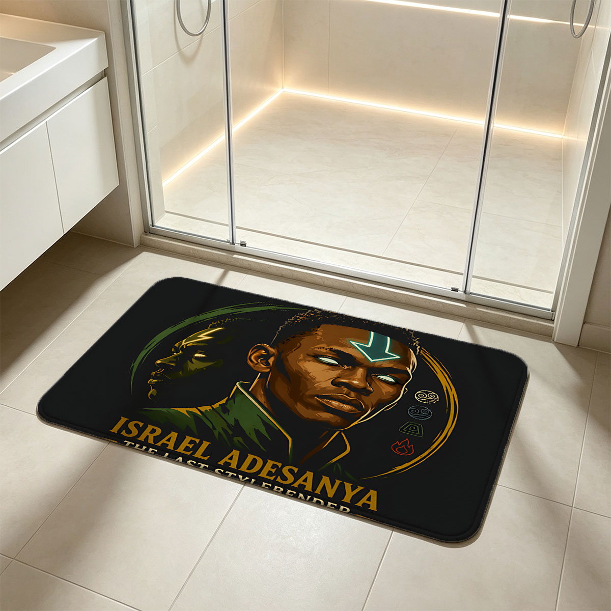 Israel Adesanya: The Last Stylebender - Flannel floor mat