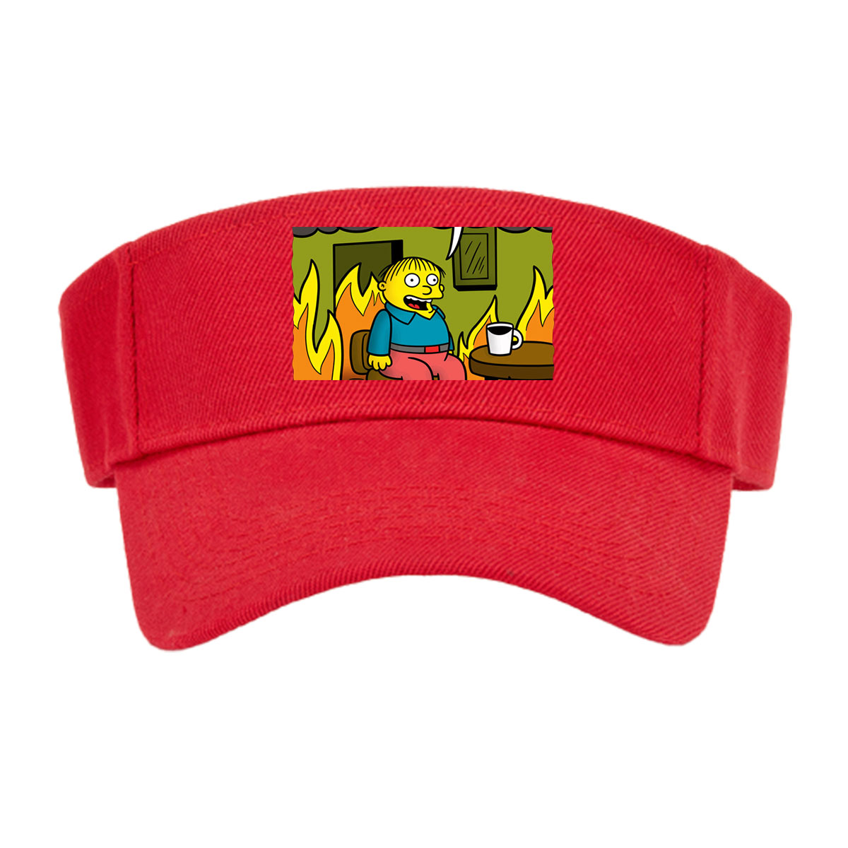 Simpsons Character in Burning Room: 