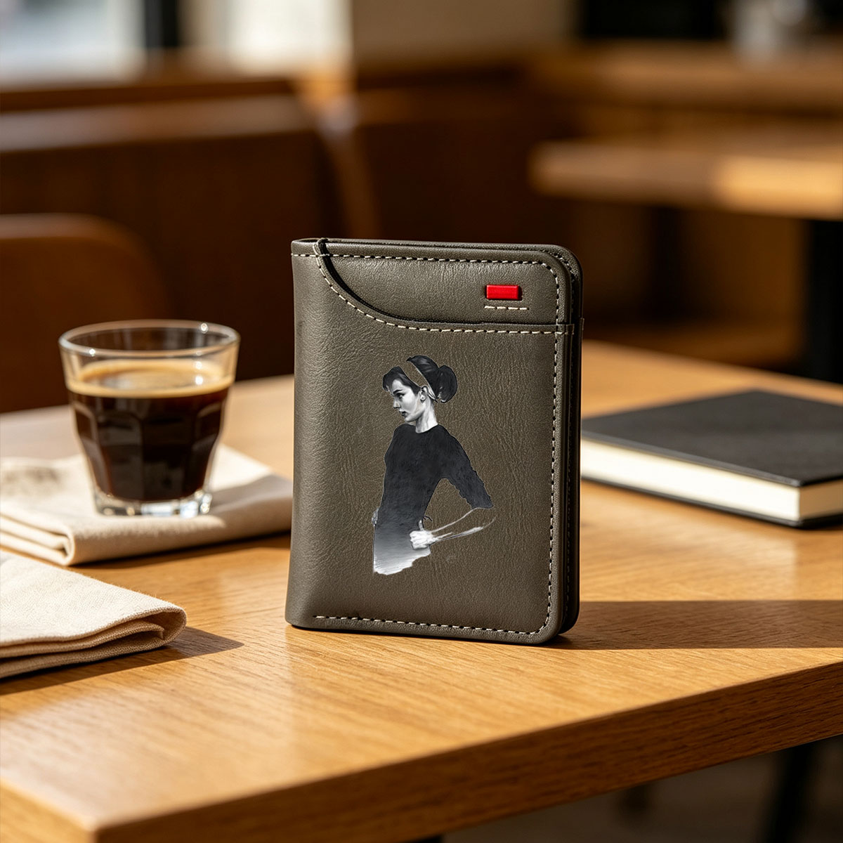 Audrey Hepburn in a Classic Pose - Vertical Style Wallet