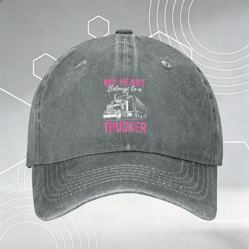 New Baseball Cap with Mountain Print and 
