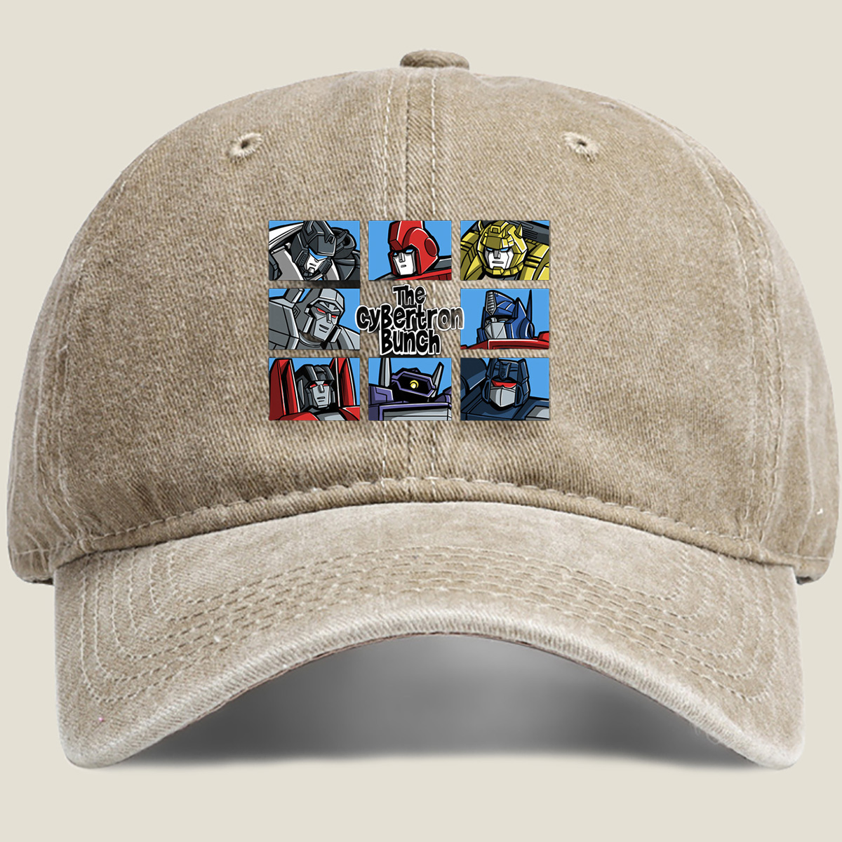 The Cybertron Bunch: Transformers Characters - Washed Denim - Baseball Cap